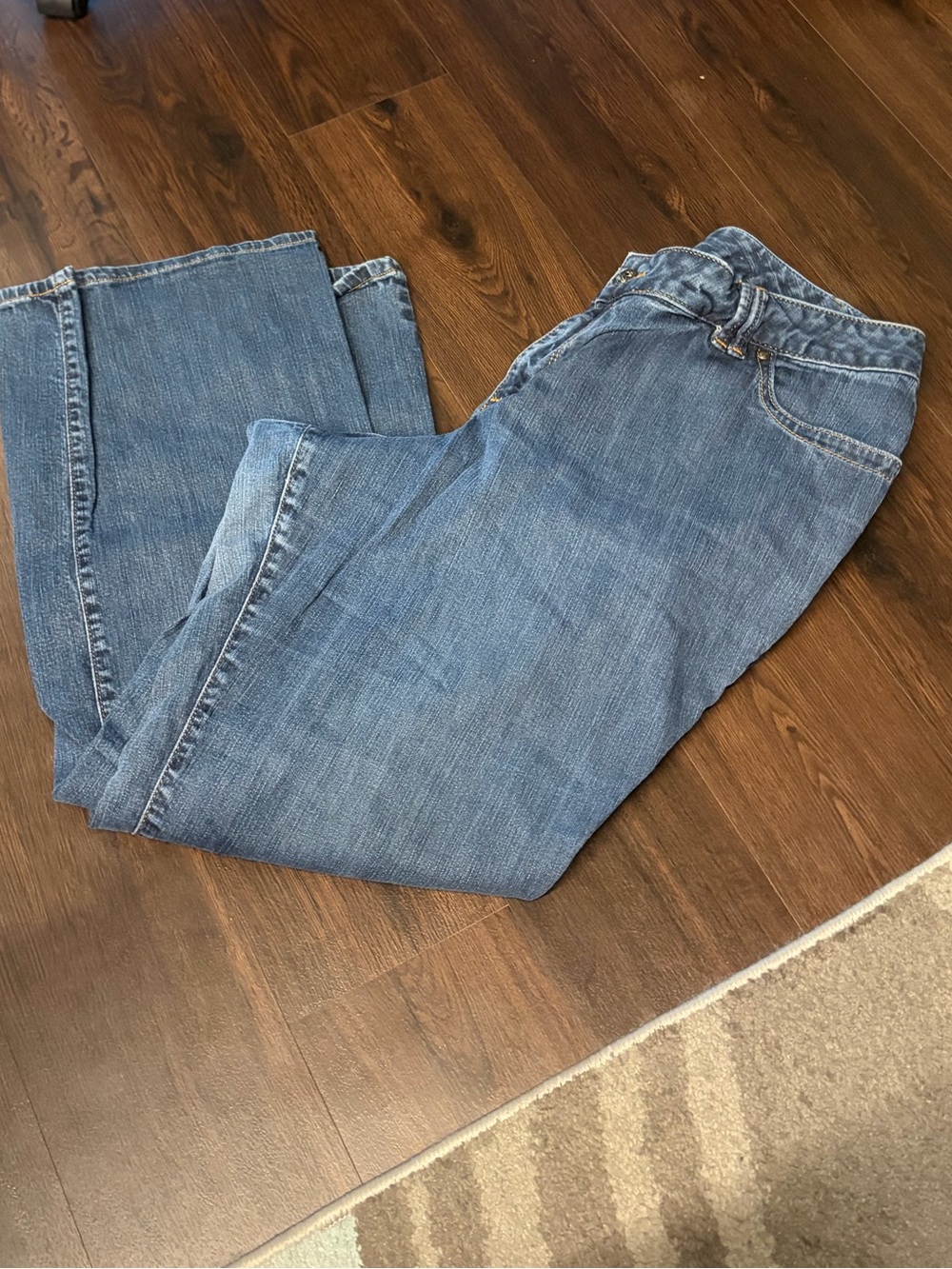 Lane Bryant Bootcut Jeans in Light Blue Wash